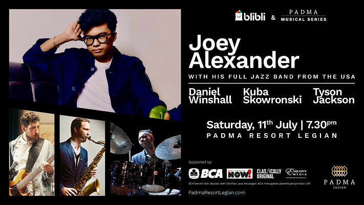 Pianis Joey Alexander ‘Pulang Kampung’, Gandeng Quartet New York Sajikan Jazz Autentik di Bali