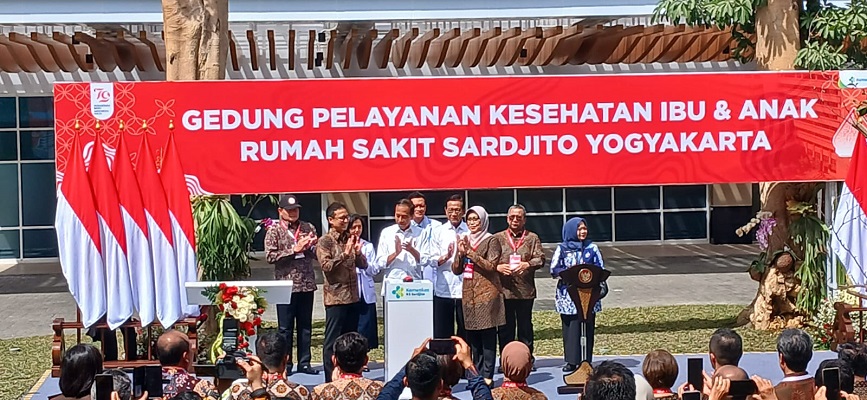 Gedung Baru Pelayanan Ibu dan Anak di RSUP Sardjito Seperti Hotel Bintang 5, Jokowi Bilang Begini