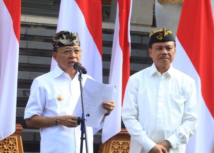 Pukul 10.00 WITA, Indonesia Raya dan Pancasila Berkumandang di Seluruh Bali