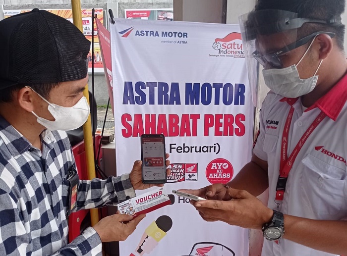 Motorku X Mudahkan Pewarta Dapatkan Program Gratis Perawatan Motor Honda