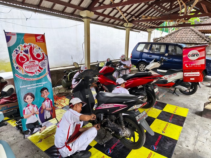 Astra Motor Bali Jemput Bola, Layanan Servis Gratis di BPSK Apresiasi Konsumen Loyal