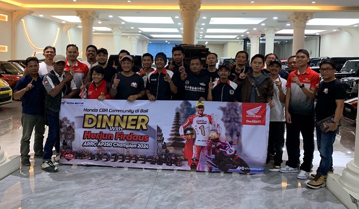 Inspirasi Sang Juara: Pebalap Herjun Atna Firdaus Berbagi Pengalaman di Acara Komunitas CBR Bali