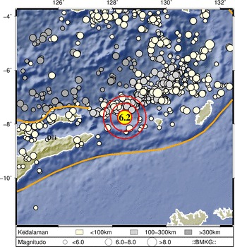 Gempa M6,2 Guncang Maluku Tidak Berpotensi Tsunami