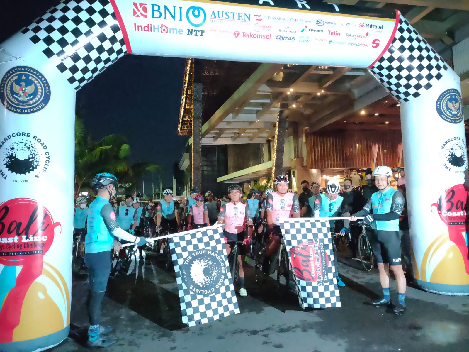 Klub Sepeda TTHRC Jelajahi Bali, Kampanyekan Pemulihan Ekonomi
