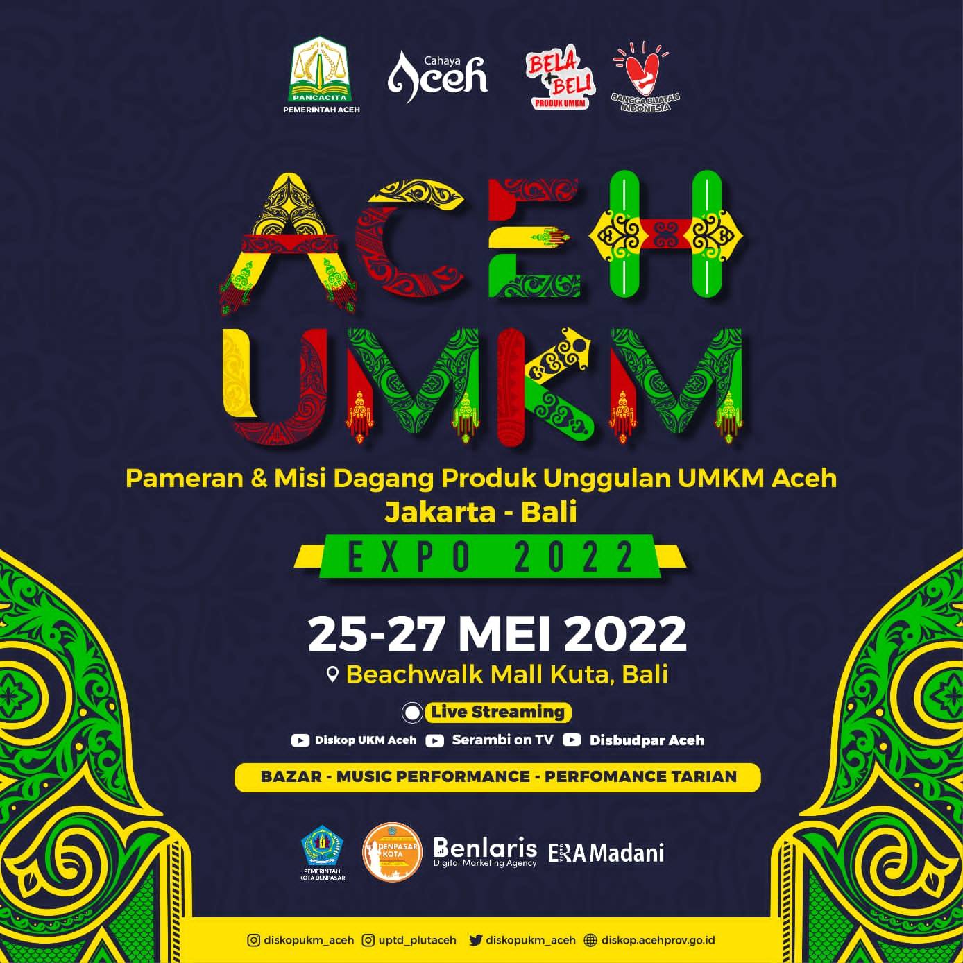 ‘Aceh UMKM Expo’ di Bali,  Pamerkan Produk Unggulan Tanah Rencong