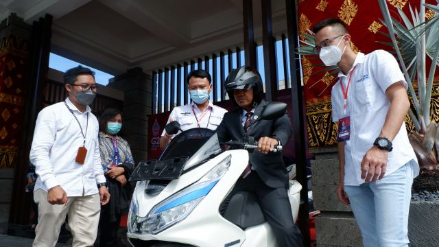 Dukung TIIWG dan TIIMM di Bali, AHM Siapkan Lima Unit Honda PCX EV