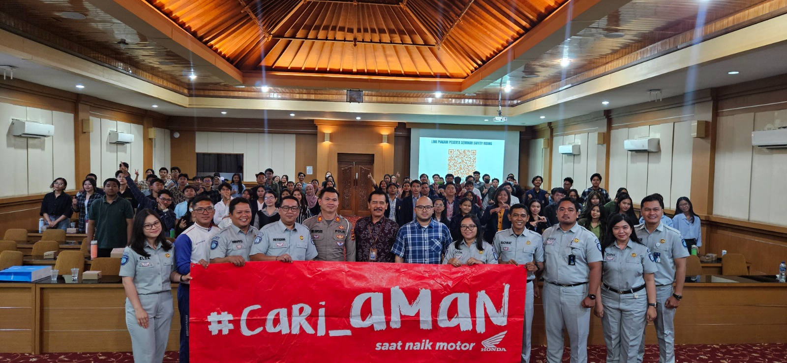 Tumbuhkan Keselamatan Berkendara, Astra Motor Bali Gandeng Jasa Raharja dan Kepolisian Gelar Seminar Safety Riding