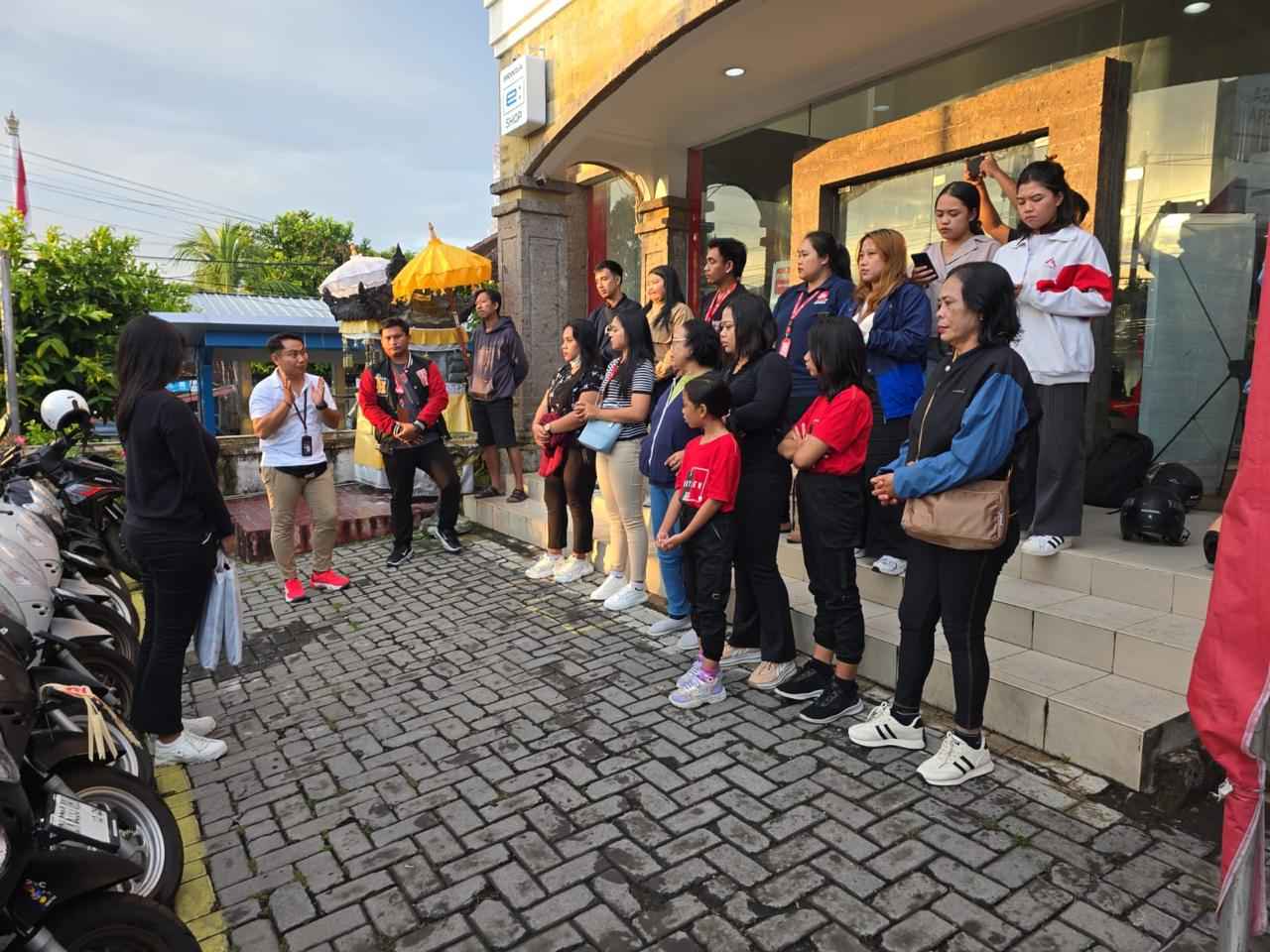 Momen Kebersamaan Konsumen Honda Scoopy dalam Gathering Ala Dealer 63 Singaraja