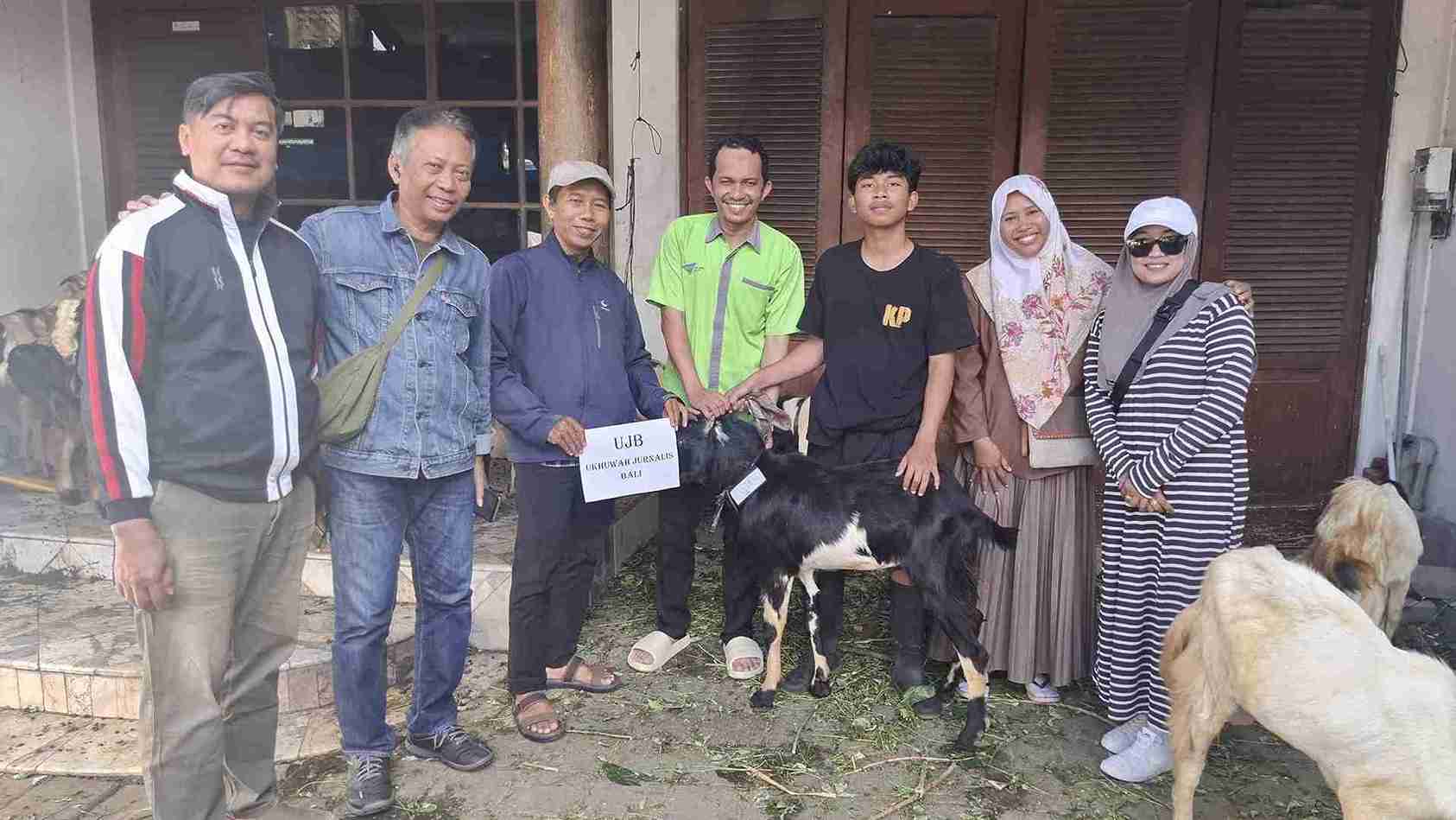 Jurnalis Muslim Bali Kurban Perdana, Simbol Solidaritas dan Kebersamaan Profesi