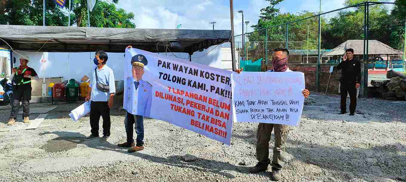 Ironi Megah Lapangan Tenis Internasional Nusa Dua: Mandor Stroke, Hak Pekerja Terabaikan