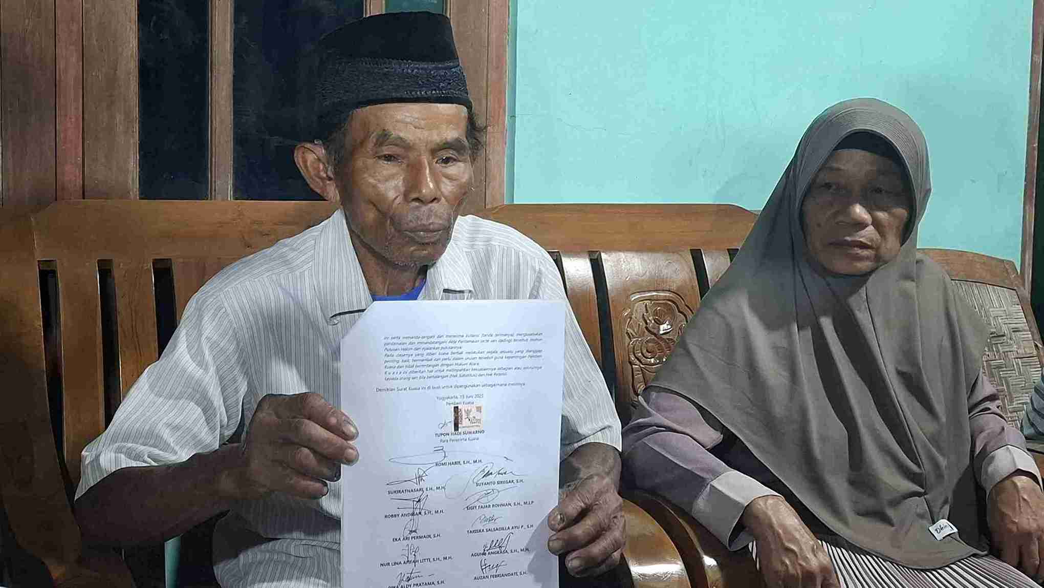 Korban Mafia Tanah di Bantul Digugat Rp 500 Juta, Mbah Tupon Menjerit Tak Tahu Menahu