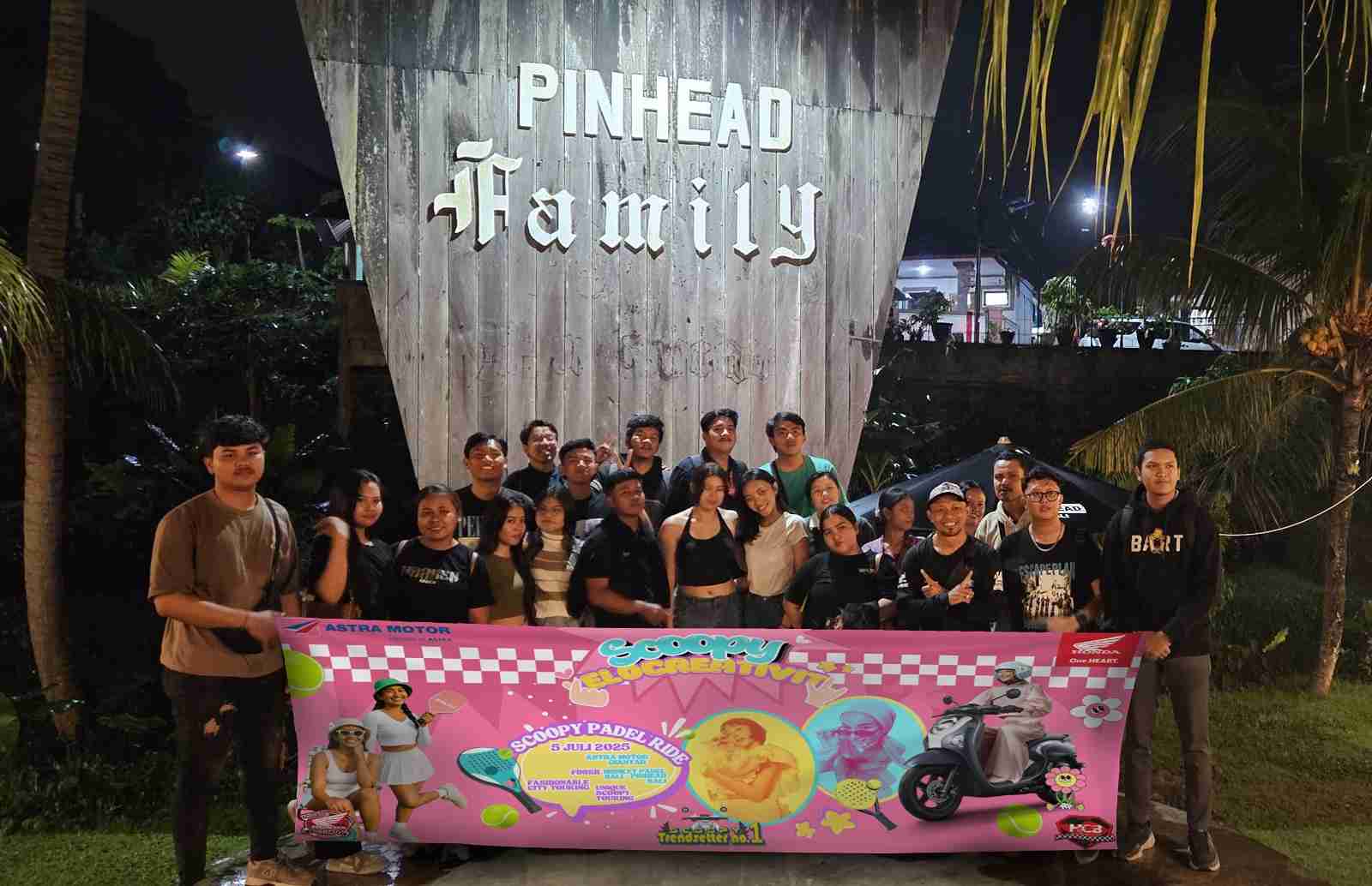 Gas Bareng Komunitas Scoopy, Penuh Gaya dan Kreativitas di Gianyar!