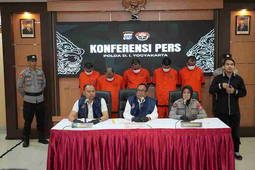 Polda DIY Klarifikasi Penangkapan Lima Pelaku Judi Online di Banguntapan