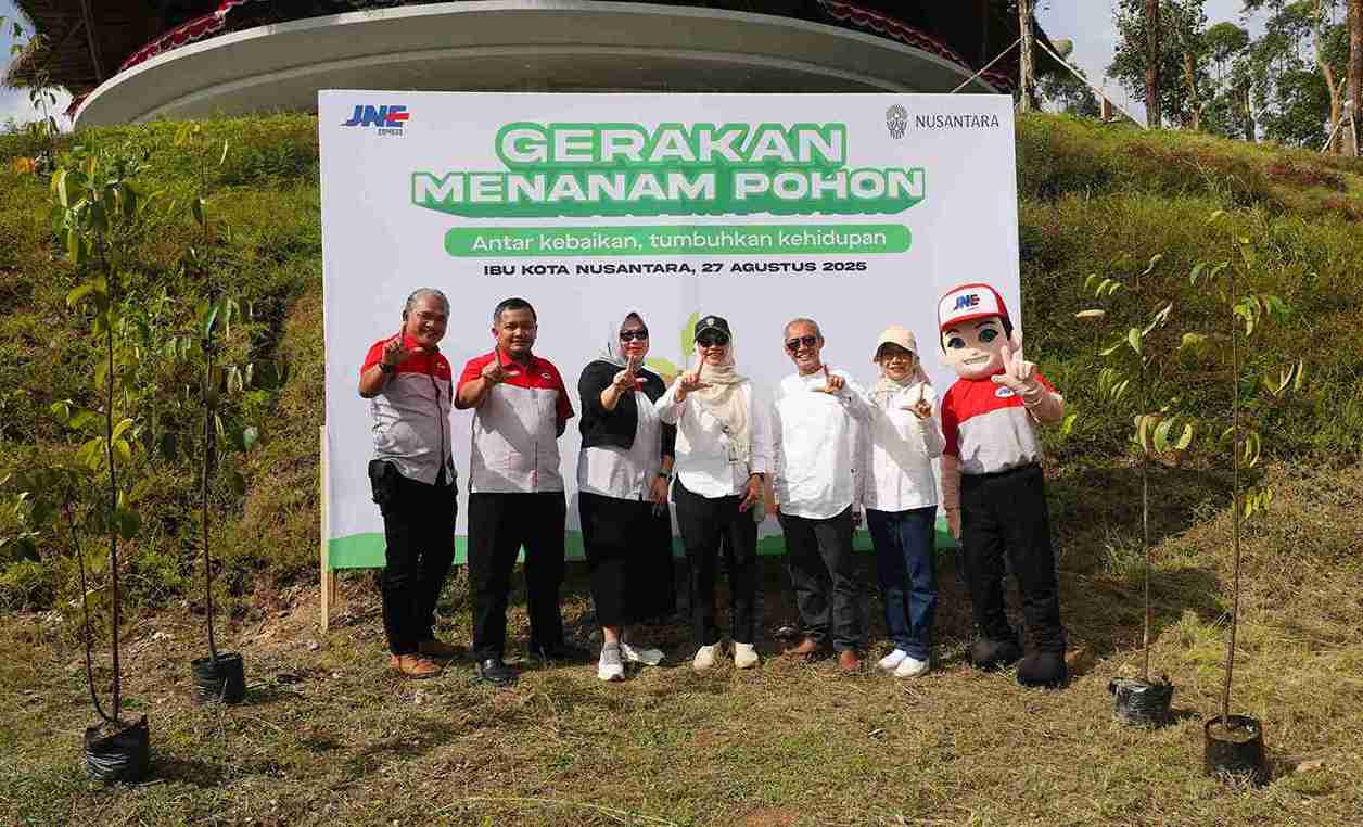 JNE Resmi Buka Gerai di IKN, Dorong Konektivitas dan Dukung Ekonomi Lokal