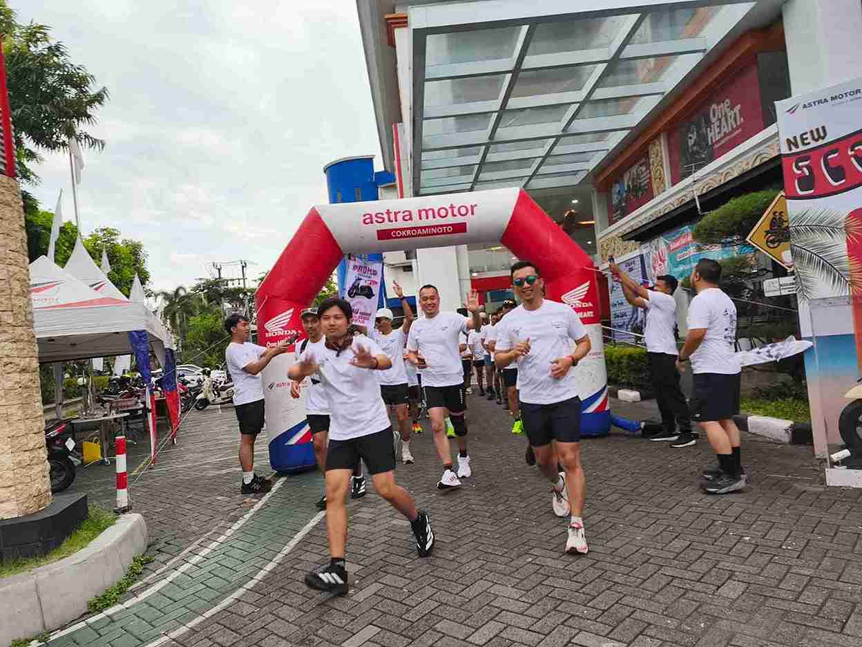 Gaya Hidup Sehat dan Stylish ala Konsumen Honda, Diperkuat Aksi Lari Astra Motor