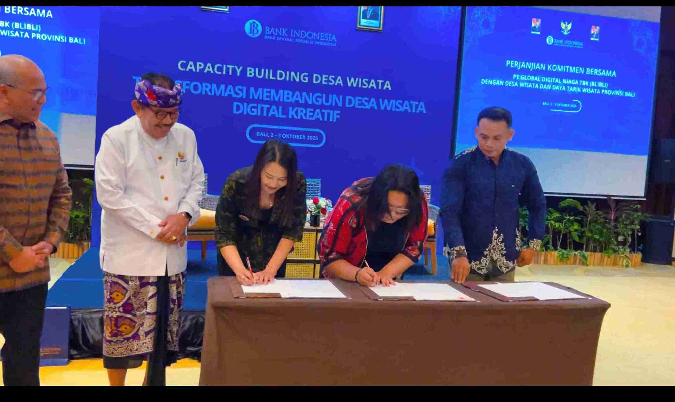 Jatiluwih Go International, Ikuti Program Transformasi Desa Wisata Digital Bank Indonesia