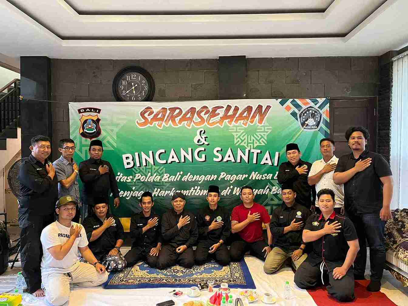 Polda Bali Rangkul Pagar Nusa Bersatu Lawan Hoaks dan Provokasi