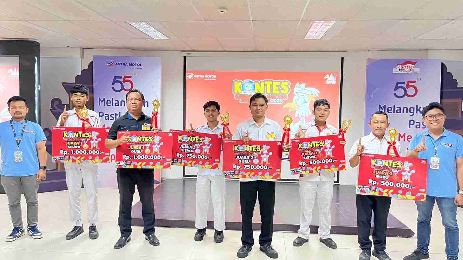 Mencetak Jawara Otomotif: Astra Motor Bali Umumkan Pemenang Regional Festival Vokasi Satu Hati 2026