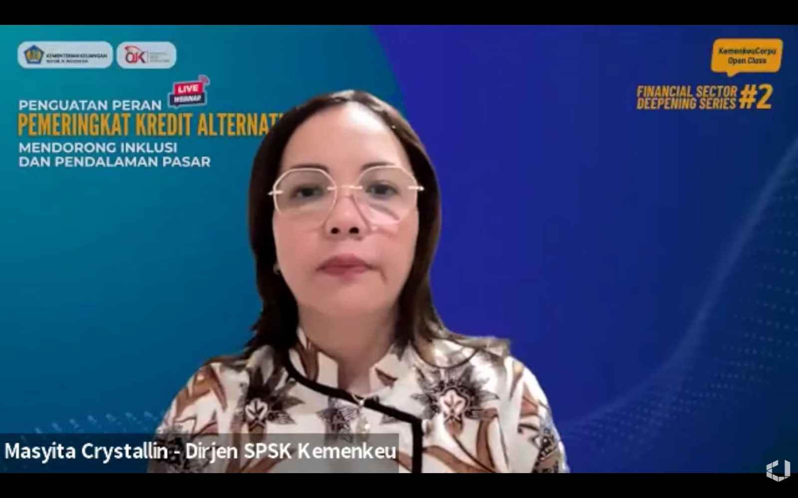 OJK-Kemenkeu Dorong Akses Pembiayaan UMKM Lewat Pemeringkat Kredit Alternatif
