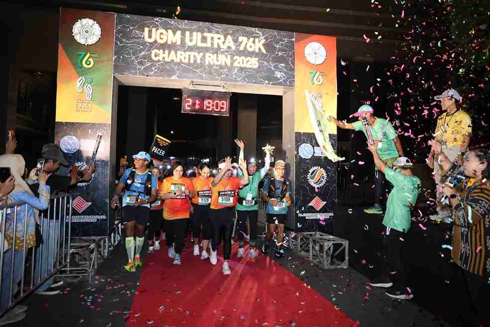 UGM Ultra Charity Run Pecahkan Rekor Donasi, Aksi Sosial Rektor Ova dan Ganjar Sukses Himpun Rp426 Juta