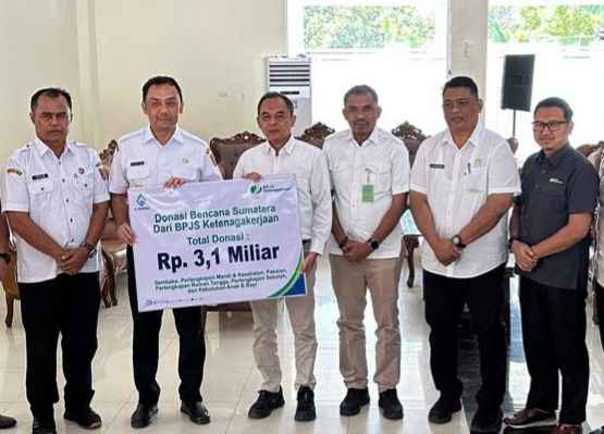 Bantuan Kemanusiaan Rp3,1 Miliar Disalurkan, Karyawan BPJS Ketenagakerjaan Sisihkan Gaji demi Pulihkan Sumatera