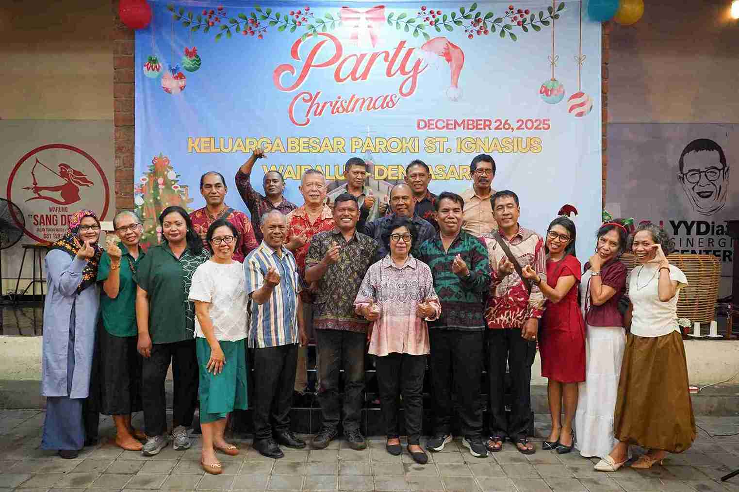 Semangat ‘Pai Taan Tou’: Hangatnya Natal Keluarga Besar Paroki Waibalun di Tanah Bali