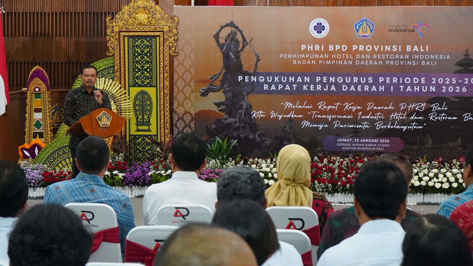 Sekda Dewa Indra Dorong Kolaborasi, PHRI Soroti Anomali Okupansi Hotel di Tengah Ramainya Wisatawan