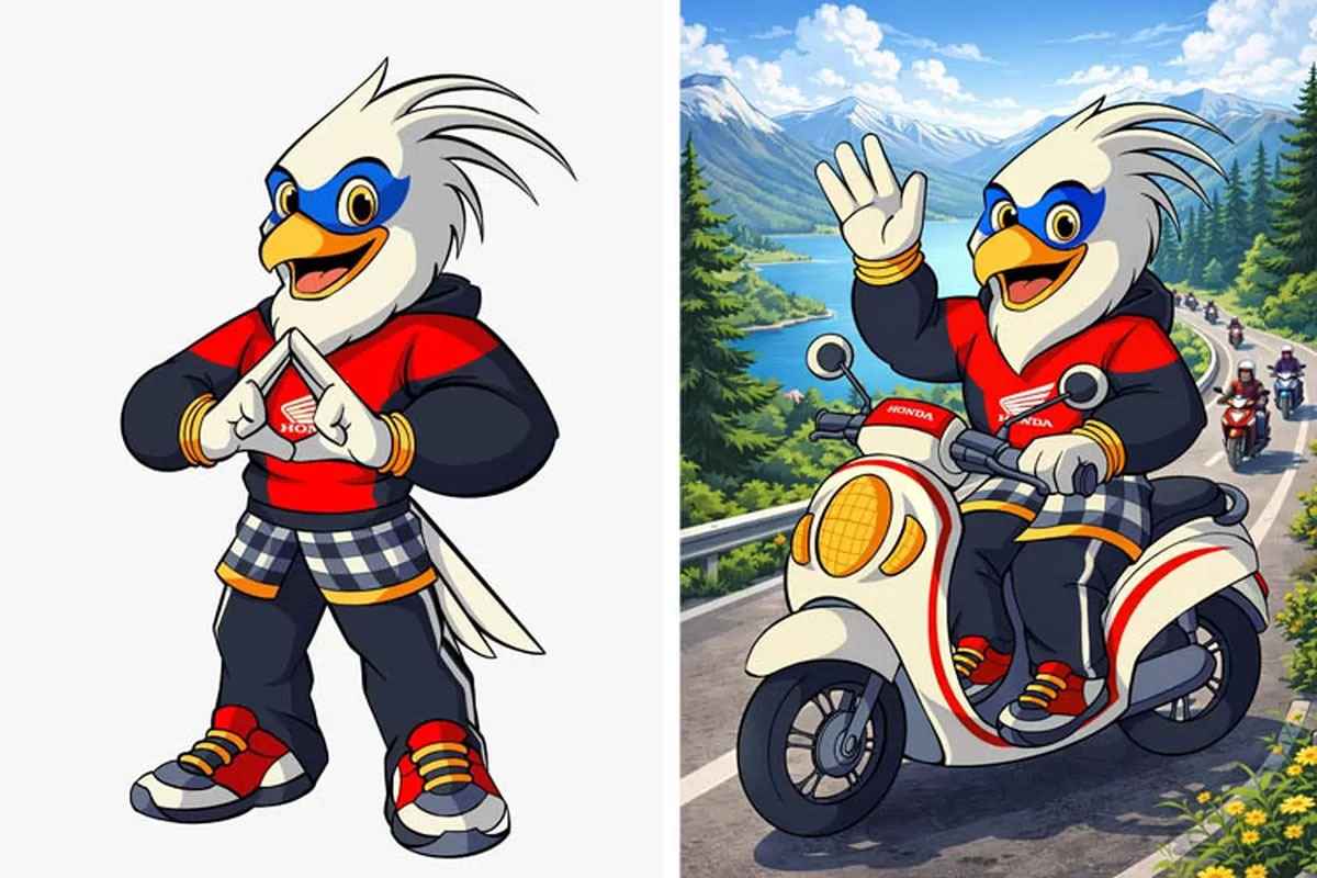 Astra Motor Bali Perkenalkan Logo Baru Honda Fans Bali dan Maskot Ikonik JAGER
