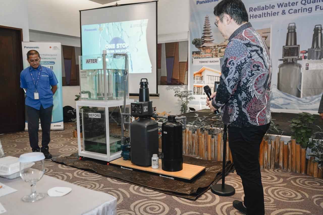 Panasonic Perkuat Solusi Air Bersih di Bali Lewat Water Purification System