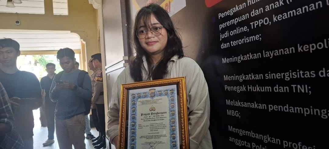 Eviana, Mahasiswi Teknik Sipil UTY, Diganjar Penghargaan Usai Berani Kejar Penjambret