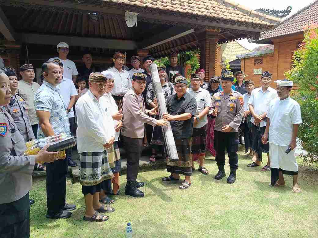 Silaturahmi Kapolresta Denpasar di Puri Peguyangan, Wujud Komitmen Jaga Ketertiban