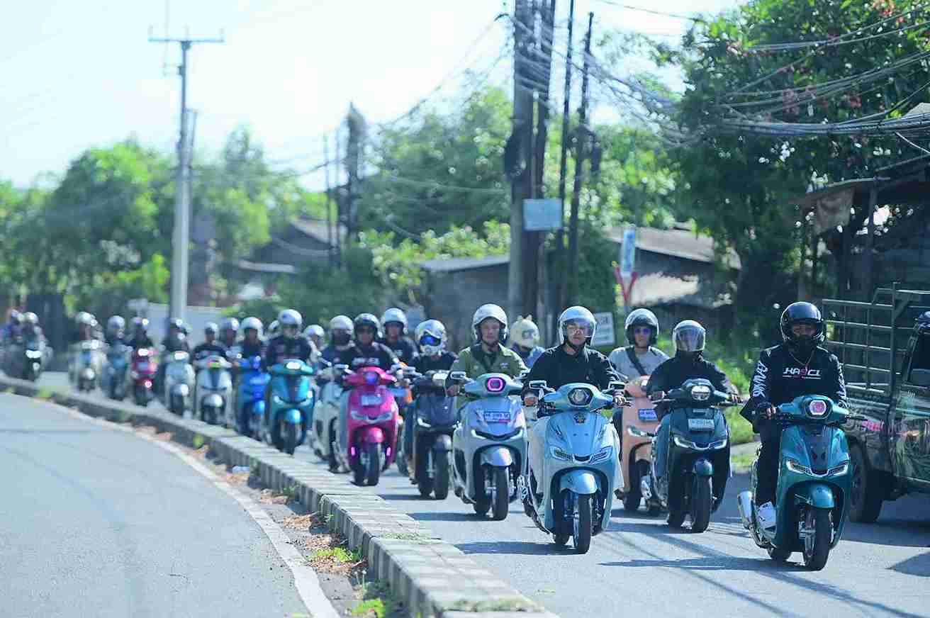 HASCI Bali Barat: Touring Wajib Penuh Kebersamaan Bikers Honda Stylo 160