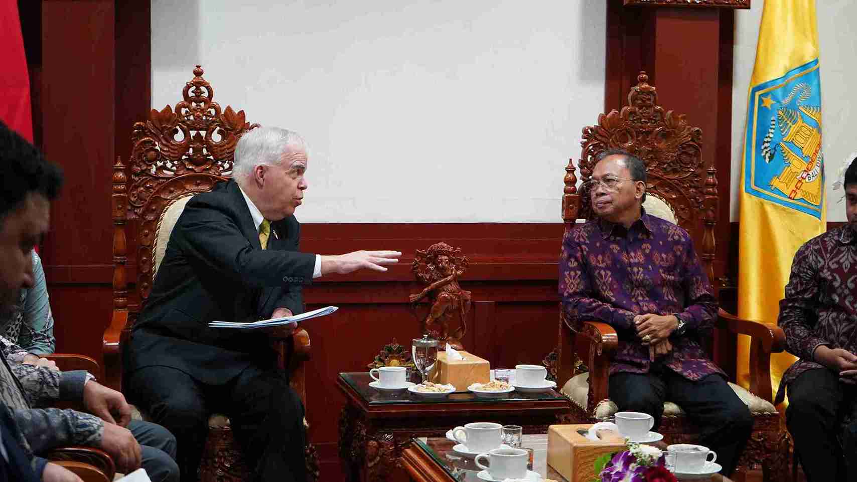 Dubes Amerika Bertemu Gubernur Koster, bahas Tata Kelola Pariwisata Bali yang Bermartabat