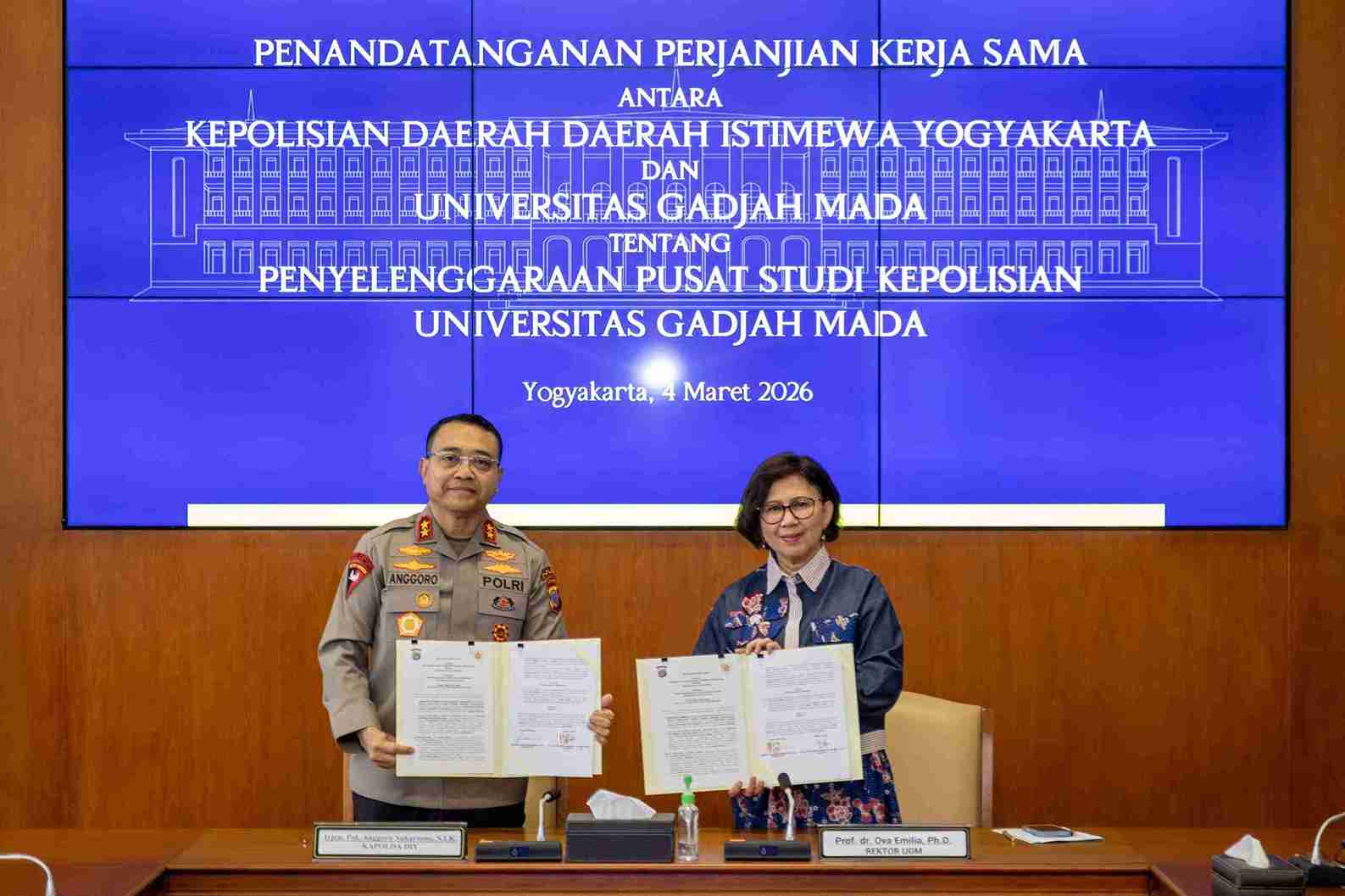 UGM Gandeng Polda DIY Kembangkan Ilmu Kepolisian Berbasis Riset