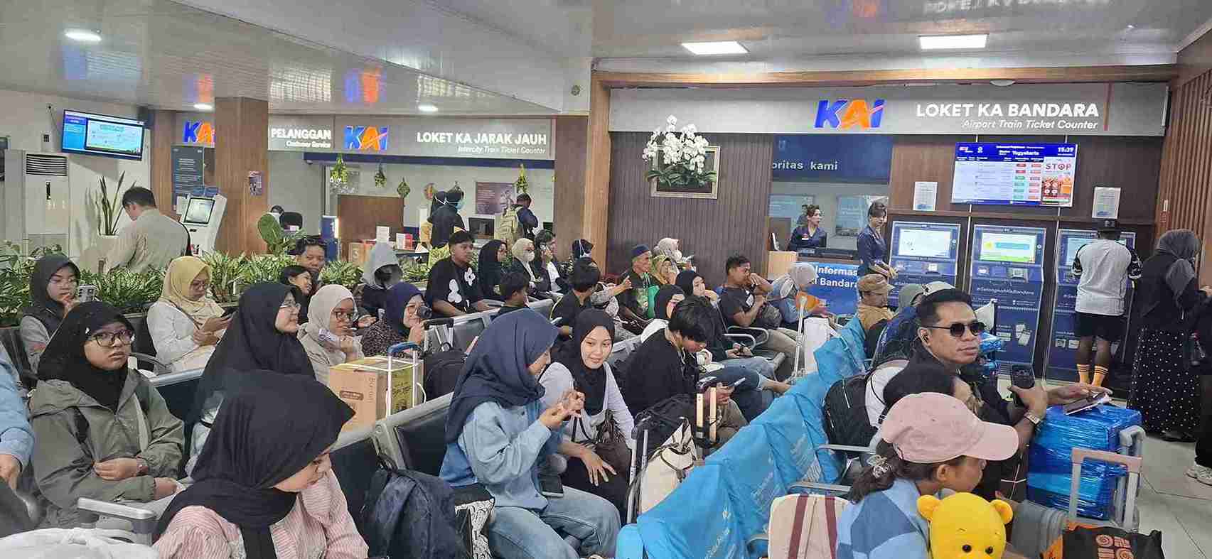 Puncak Arus Mudik KAI Bandara Diprediksi 18 Maret, Arus Balik 28 Maret 2026