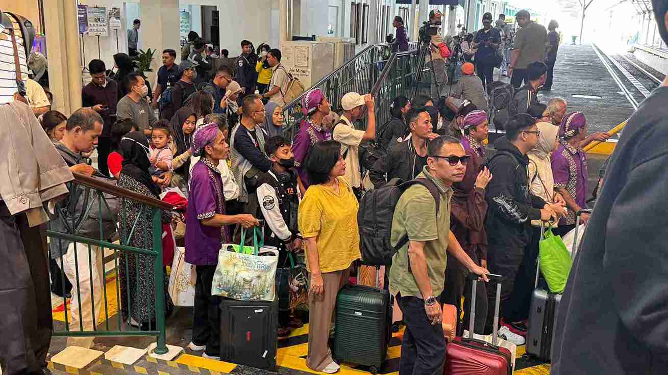 Arus Penumpang KA Lebaran di Daop 6 Yogyakarta Tembus 46 Ribu Orang