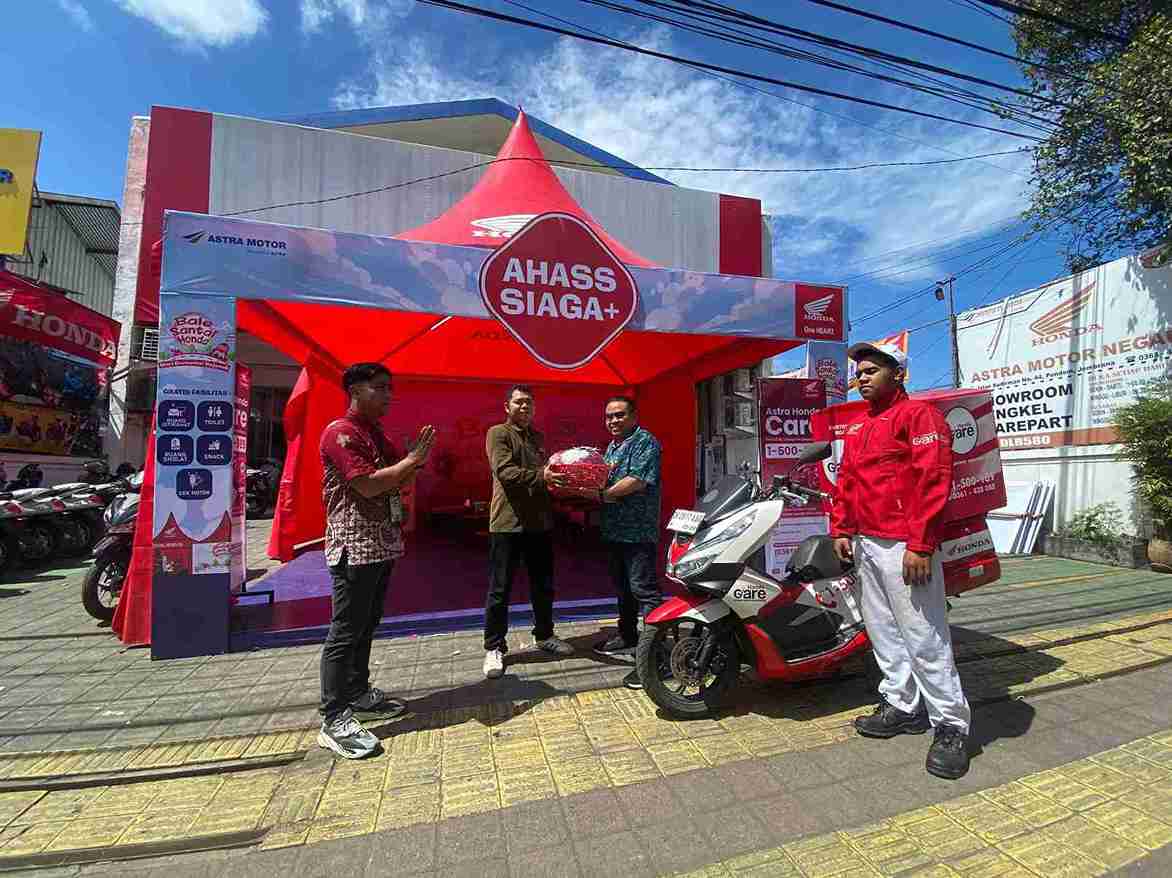 Honda CARE Bali Hadir di AHASS Siaga Plus Negara, Pemudik Lebih Tenang