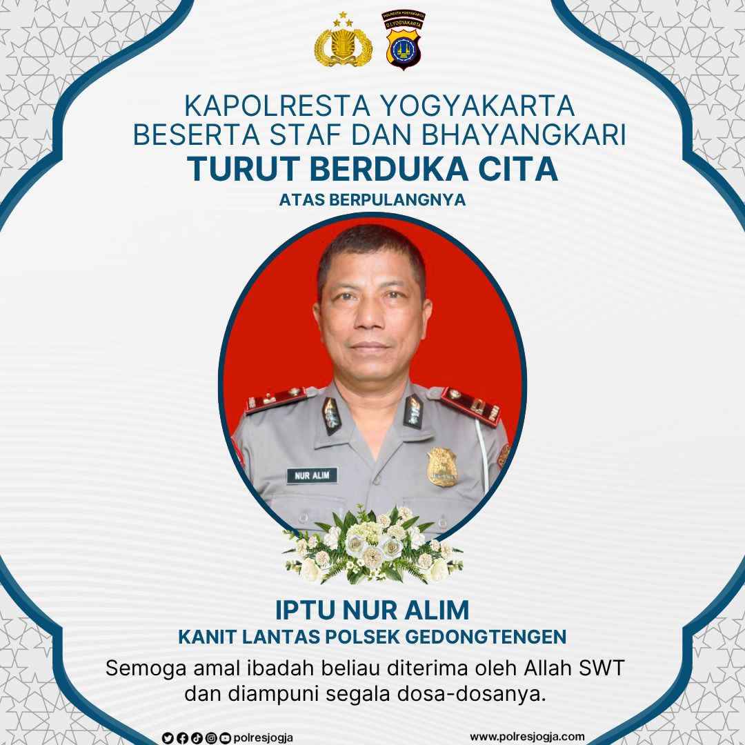Kapos PAM Tugu Yogyakarta Meninggal Dunia Saat Bertugas