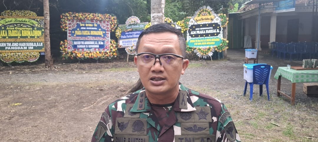 Kolonel Dimar Bahtera Ungkap Tahapan Pemulangan Jenazah Praka Farizal Rhomadhon