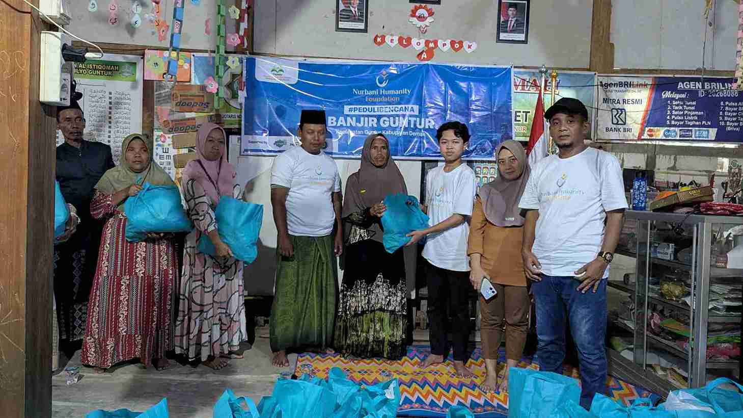 NHF Tanggap Darurat, Salurkan Bantuan Banjir di Trimulyo Demak