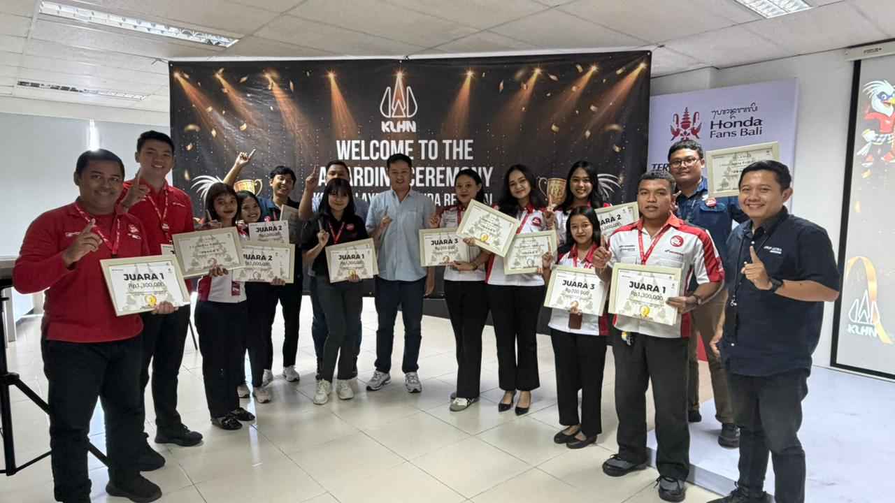 Astra Motor Bali Kukuhkan Duta Layanan Terbaik di Awarding KLHR 2026