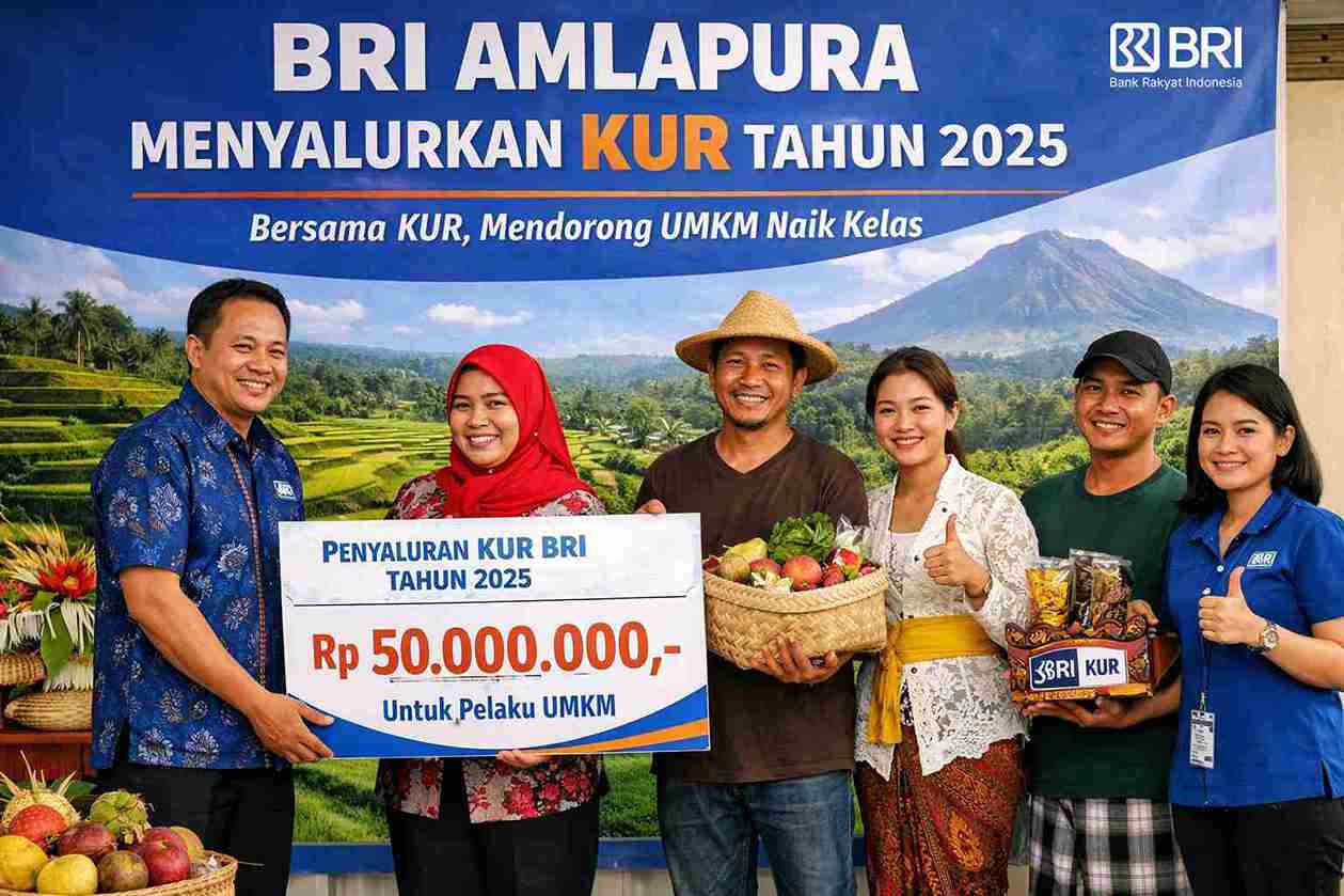Perkuat Sektor Produksi, BRI Amlapura Suntik Modal UMKM Rp 604 Miliar