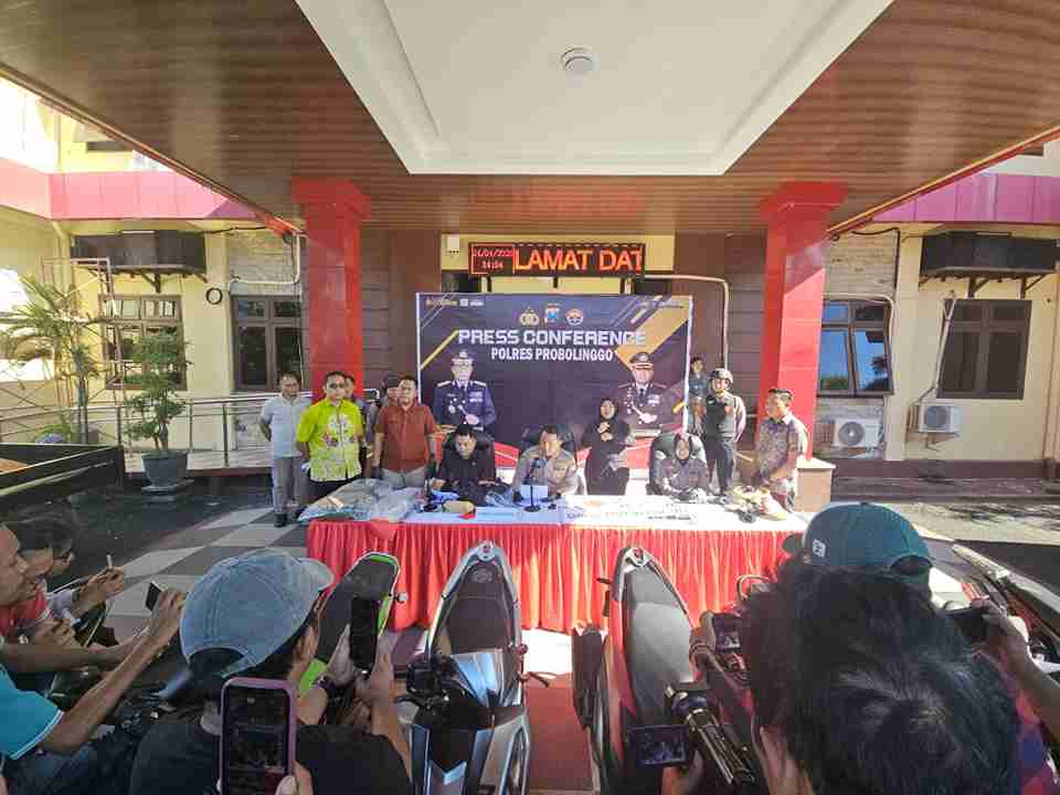 Polres Probolinggo Tangkap Tujuh Pelaku Curas dan Curanmor
