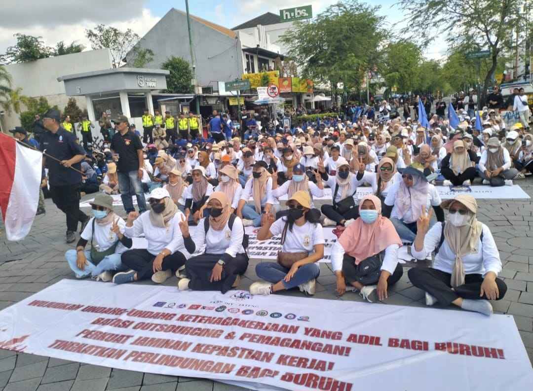May Day di Yogyakarta: Harapan Pendidikan Gratis dan Kehidupan Layak
