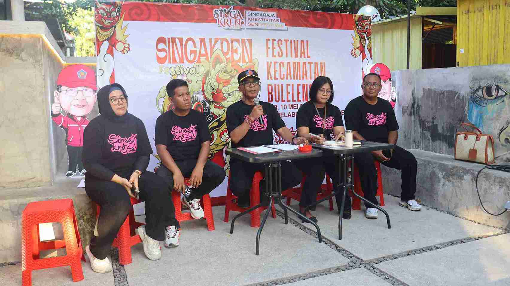 Meriah di Pelabuhan Tua Buleleng, Singa Kren Festival Satukan Seni dan UMKM