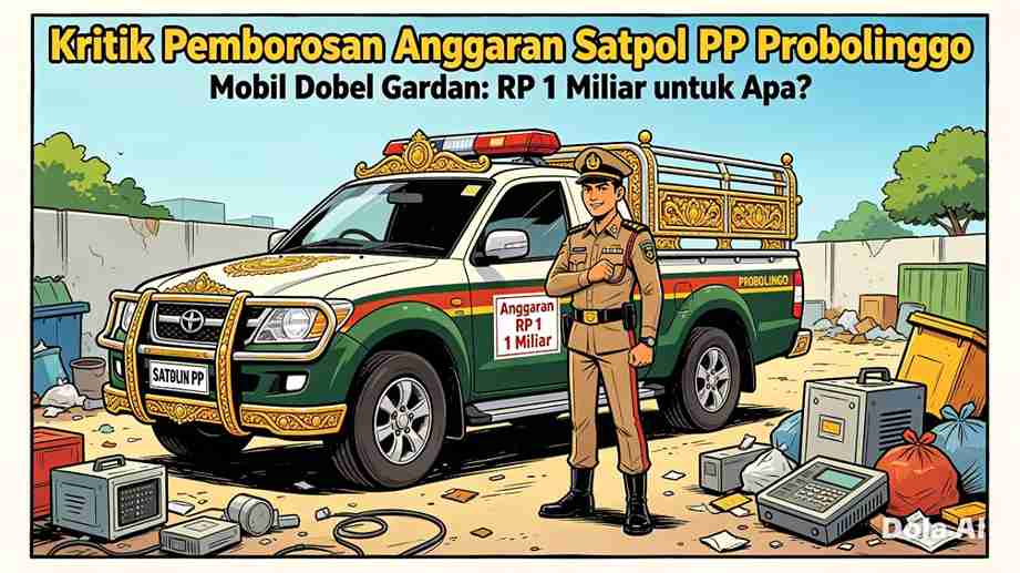 Satpol PP Probolinggo Siapkan Rp1,05 Miliar untuk Kendaraan Dinas, Dinilai Berlebihan