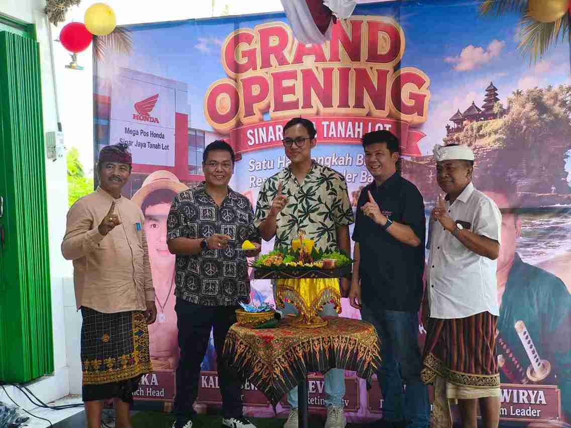 Honda Sinar Jaya Motor Resmikan Mega Pos Tanah Lot, Hadirkan Layanan Lengkap untuk Bali