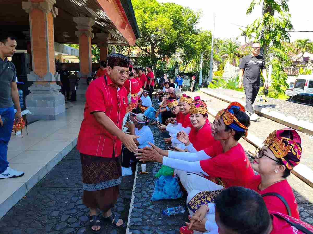 Seru dan Sehat, DPC PDI Perjuangan Buleleng Gelar Lomba Senam Khusus Lansia