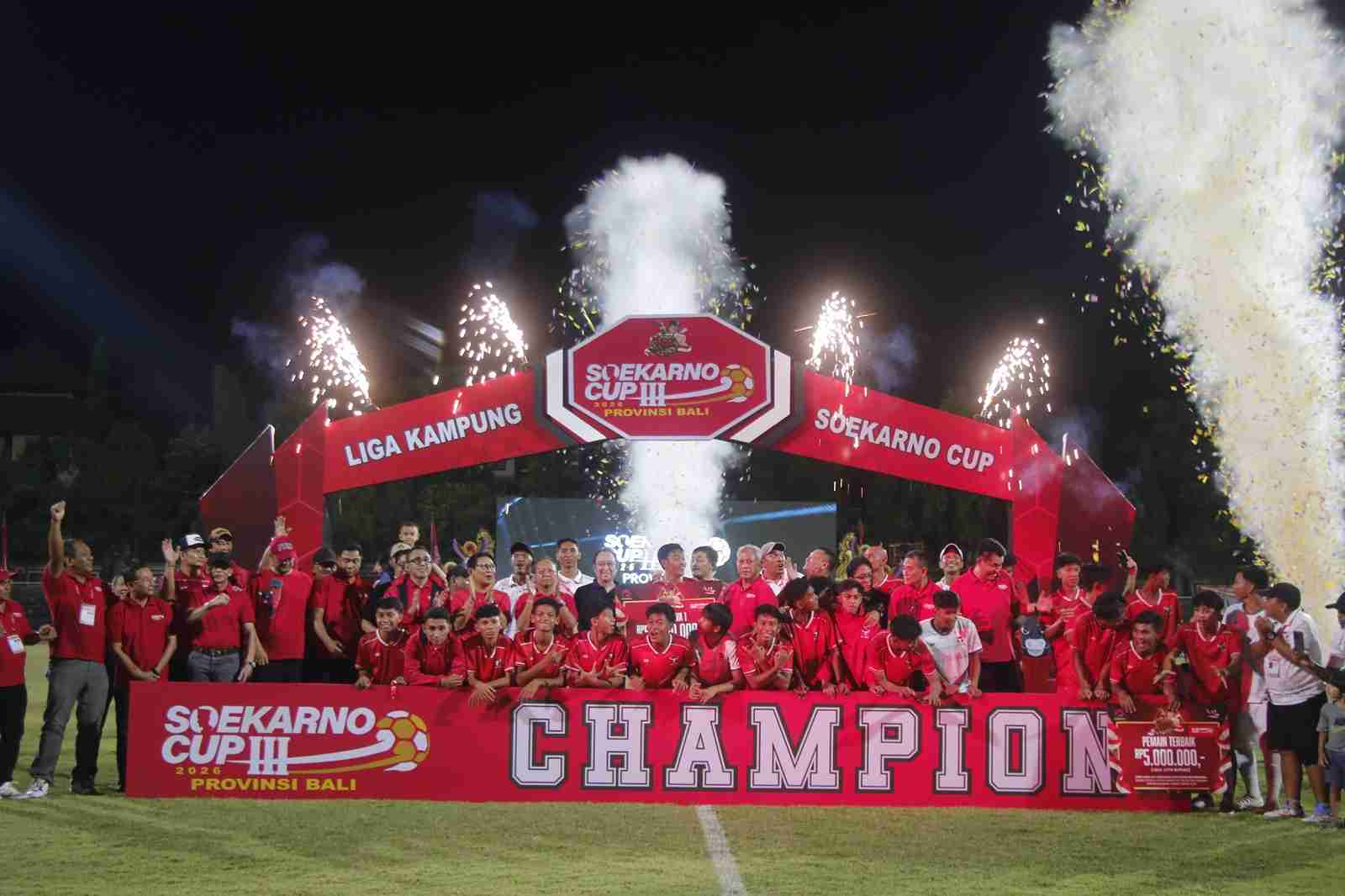 Banteng Denpasar Sabet Juara Soekarno Cup III, Siap Bawa Nama Bali ke Kancah Nasional