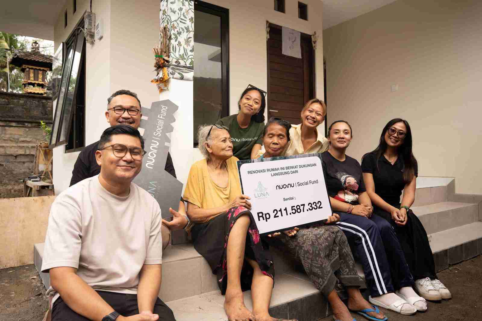 Nuanu Creative City Berbagi Kasih: Wujudkan Rumah Nyaman untuk Warga Tabanan